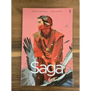 Saga Volume Two Graphic Novel Trade Paperback Brian‎ K Vaughan Fiona Staples